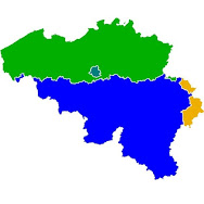 populacja i wielkość Królestwa Belgów, podział państwa na Walonię i Flandrię, języki urzędowe Belgii