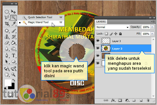 Cara membuat mockup CD dengan photoshop