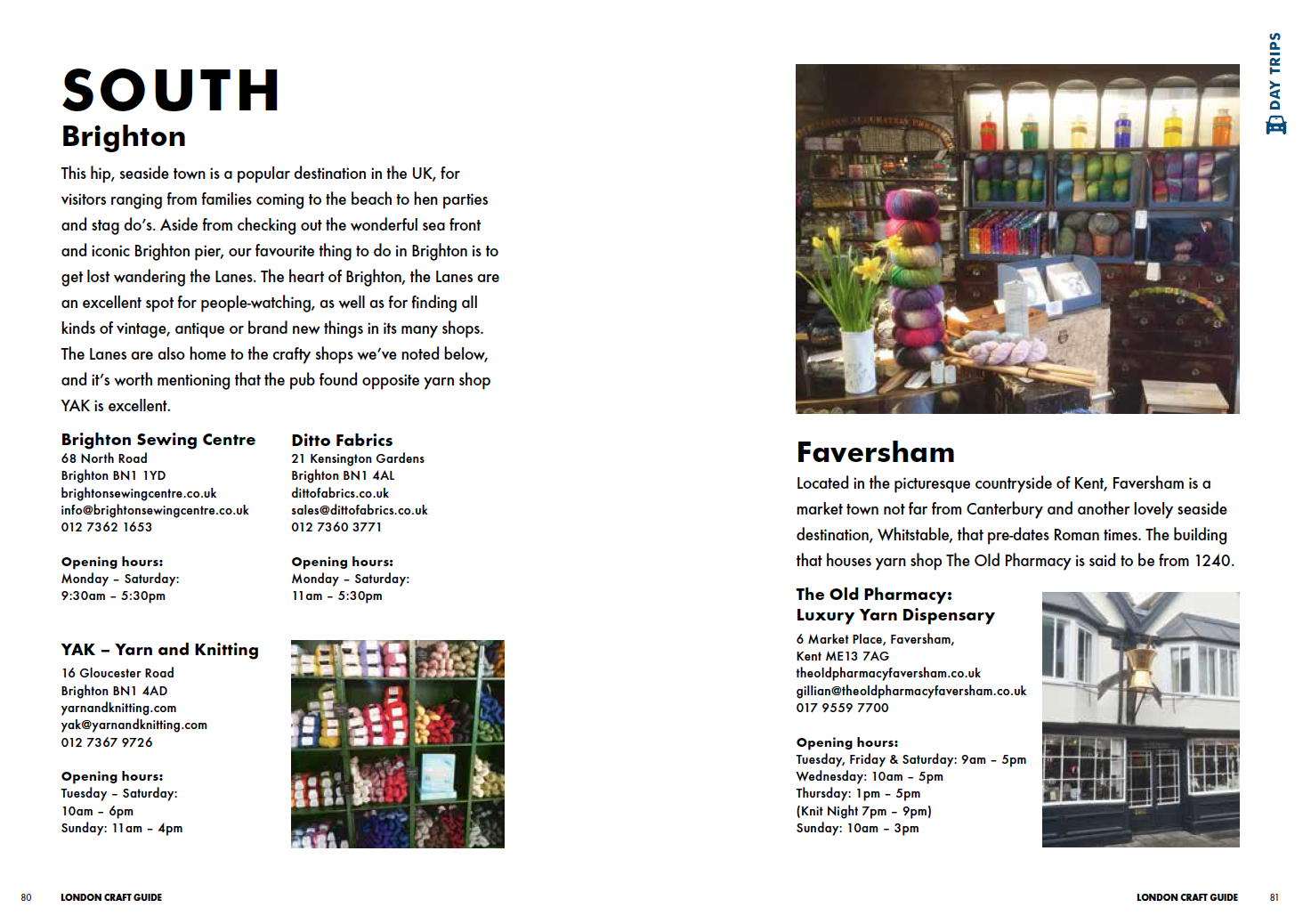 Book Review London Craft Guide Crafts from the Cwtch