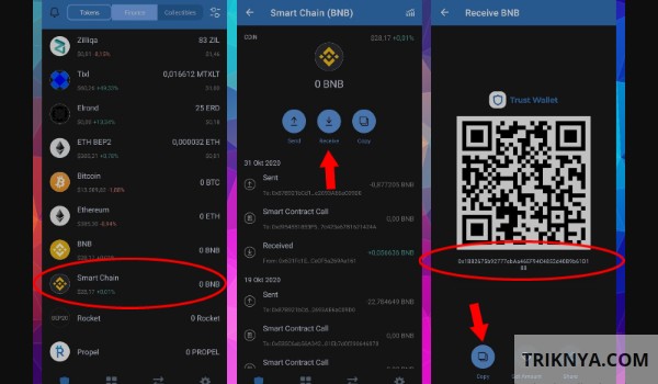 10 Trik Cara Melihat Alamat Bsc Smart Chain Binance Di Trust Wallet 10 Trik Cara Melihat Alamat Bsc Smart Chain Binance Di Trust Wallet