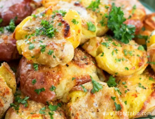 PARMESAN SMASHED POTATOES RECIPES