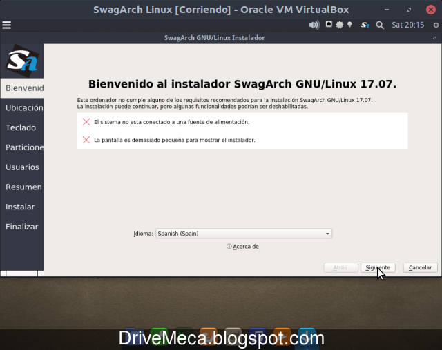 Instalar SwagArch Linux