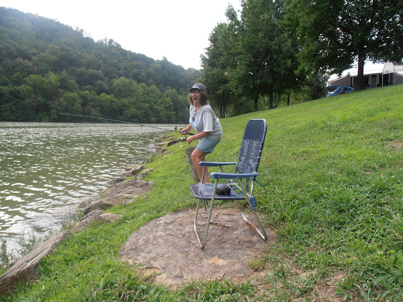 Kick's Travels Fishing at Burnsville Lake