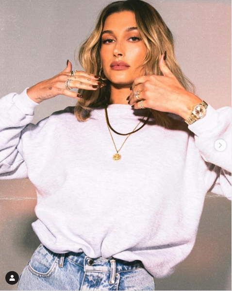 Hailey Baldwin Proves the Sock Boot Trend