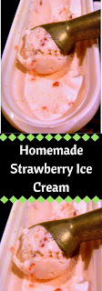Oh so creamy and sweet this Homemade Strawberry Ice Cream is full of chunks of fresh strawberries and will cool you down all summer long! - Slice of Southern