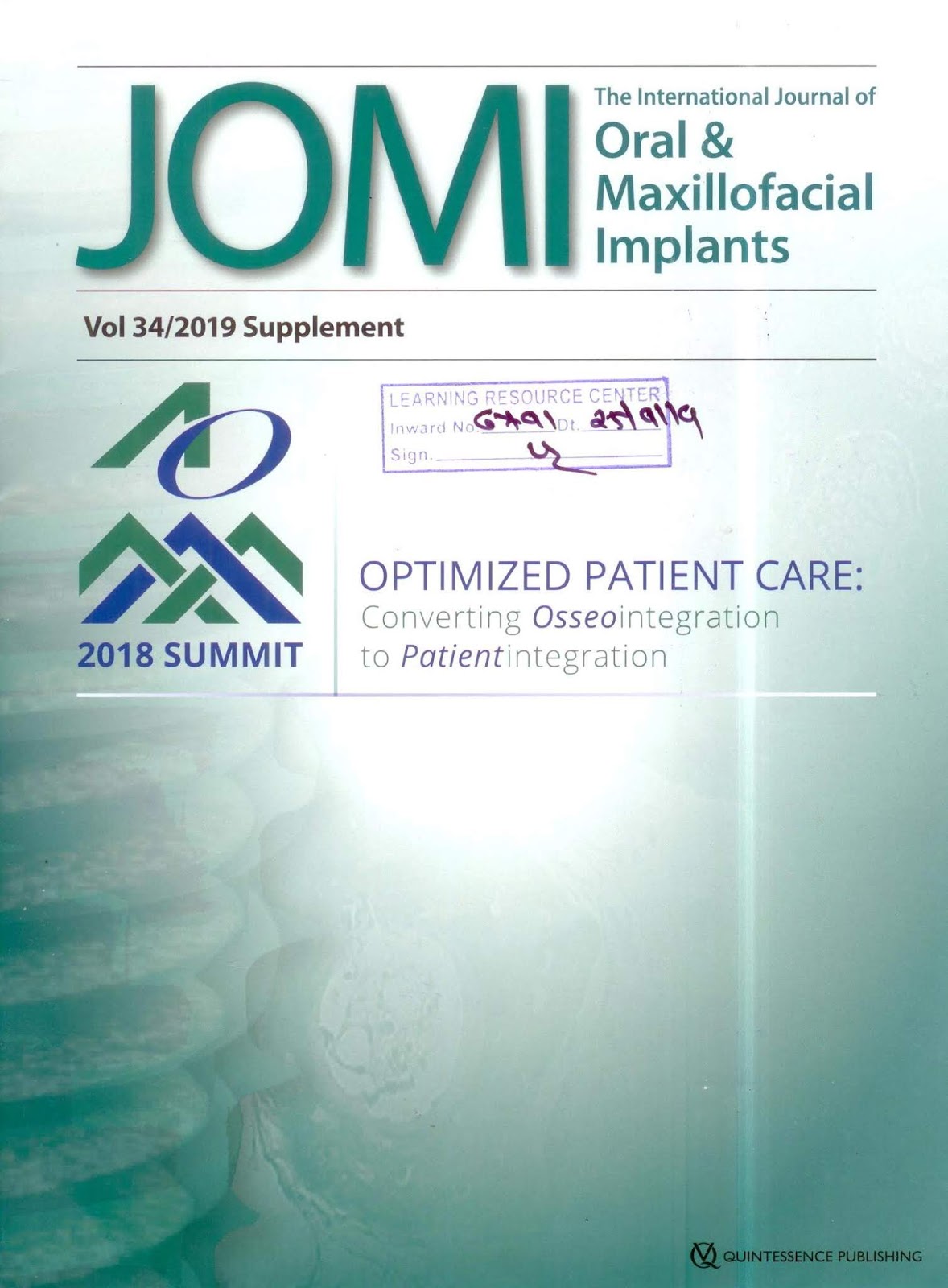 http://www.quintpub.com/journals/omi/journal_contents.php?iss_id=1608&journal_name=OMI&vol_year=2019&vol_num=34#.XYyNkbim_CM