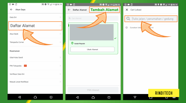 Cara Mengganti Alamat Pengiriman di Tokopedia