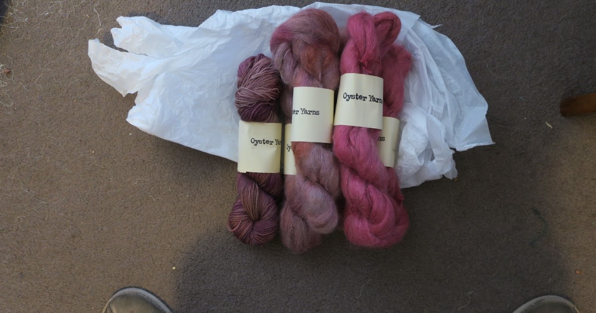 Weekending Yarn delivery, yarn dying and some planning