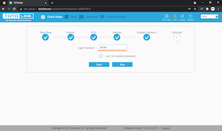 mengganti password localhost totolink