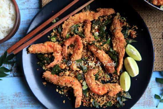 Resep Udang Goreng Oatmeal a la Singapore JTT