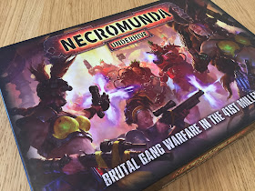 Necromunda: Underhive box, showcasing the fantastic cover illustration.