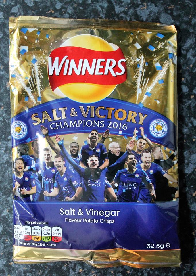 Martin Brookes Oakham Winners Salt and Victory Champions Crisps