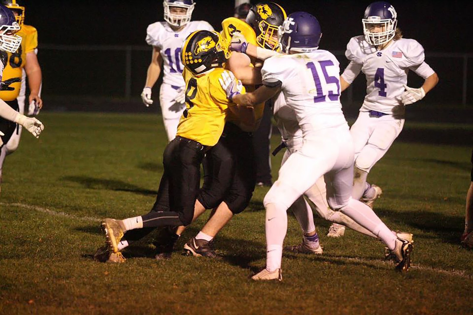 Tipton Conservative Sports Tigers Hammer Knights, 5413, Finish With