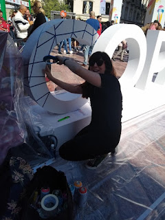 Exhibición de arte Plaza de la Marina Exhibición de arte en la Plaza de la Marina