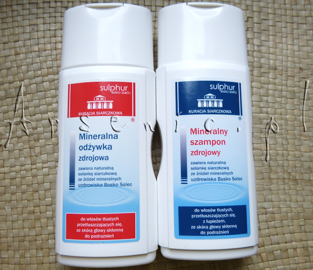 Mineralny szampon zdrojowy i odżywka Sulphur Busko-Zdrój