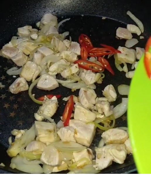 Masakan Sederhana Resep Tumis Buncis Udang Ayam Info Paguntaka