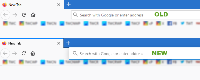 恢复旧的Firefox地址栏