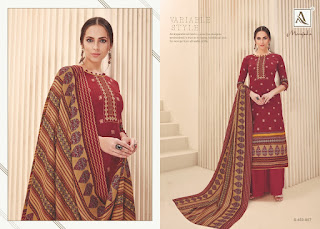 Alok Suits Manjula Pashmina Collection 2019 Latest 