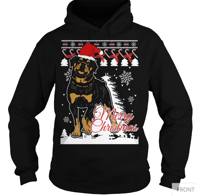 ROTTWEILER DOG CHRISTMAS UGLY SWEATER 70% DISCOUNT
