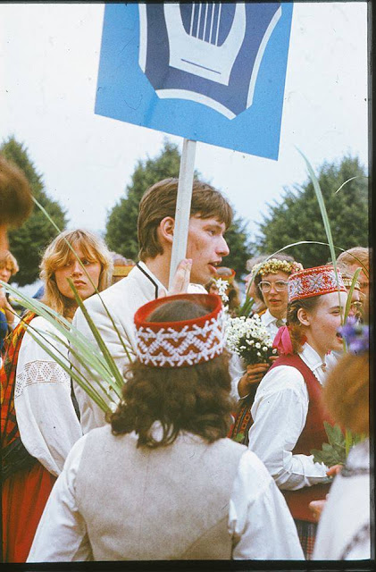 1985 год. Рига. Dziesmu un Deju svētki (фото из архива: Aivars Narvaišs)