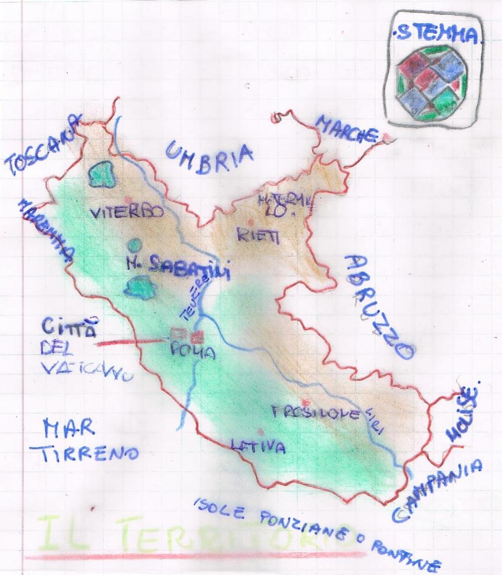 Geografia Le Regioni D Italia Il Lazio Spiegazioni E Prova Di Verifica Per La Classe Quinta Della Scuola Primaria