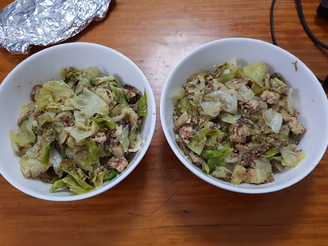Two Bowls of Cabbage Mix