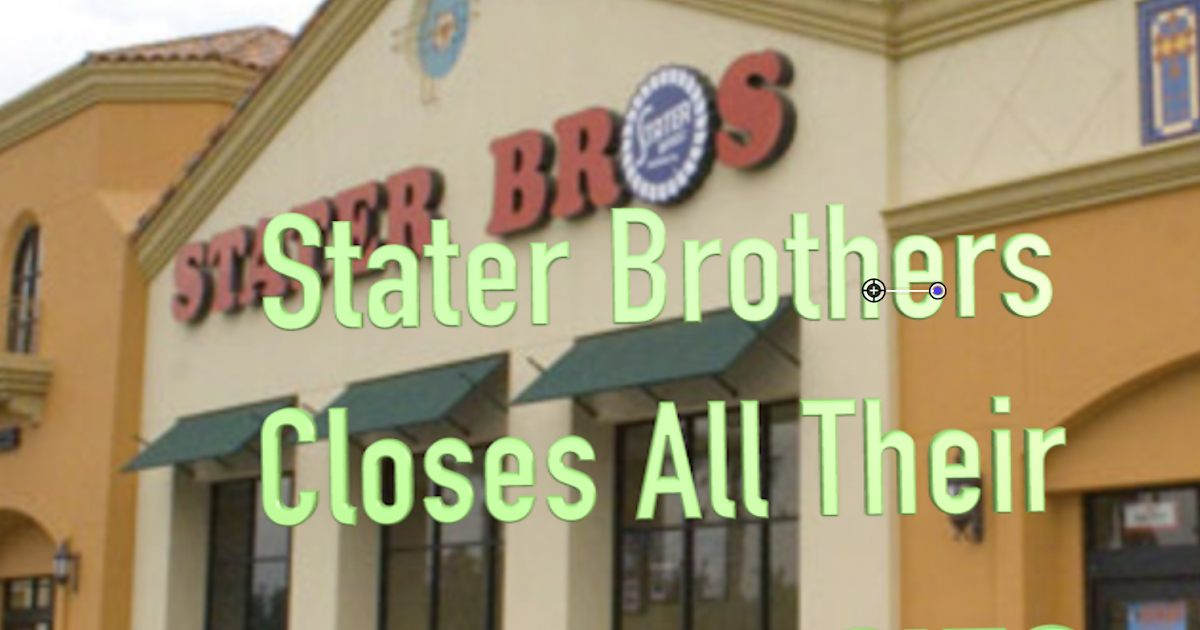 Stater Brothers Closing Pharmacies & sells our RX to CVS & Gives