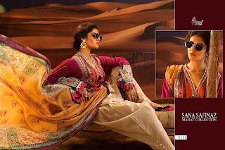 Shraddha Designer Sana Safinaz Lawn pakistani Suits Mahey collection