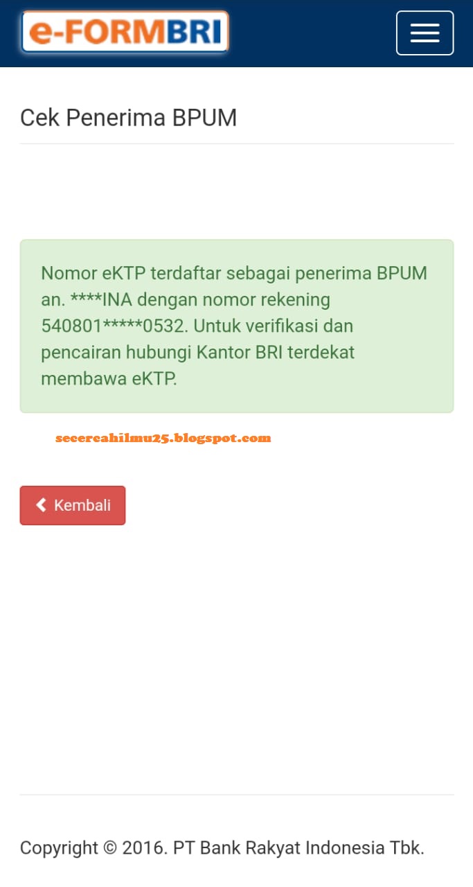 Download Format Surat Pernyataan Pencairan Umkm Di Bank Bri Terbaru Secercah Ilmu