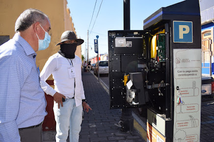 Ayuntamiento de San Pedro Cholula dará mantenimiento a los Parquímetros