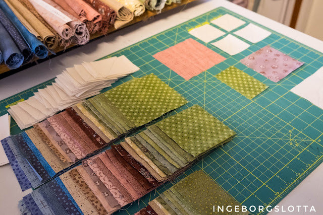 Quilt fabric cut ready