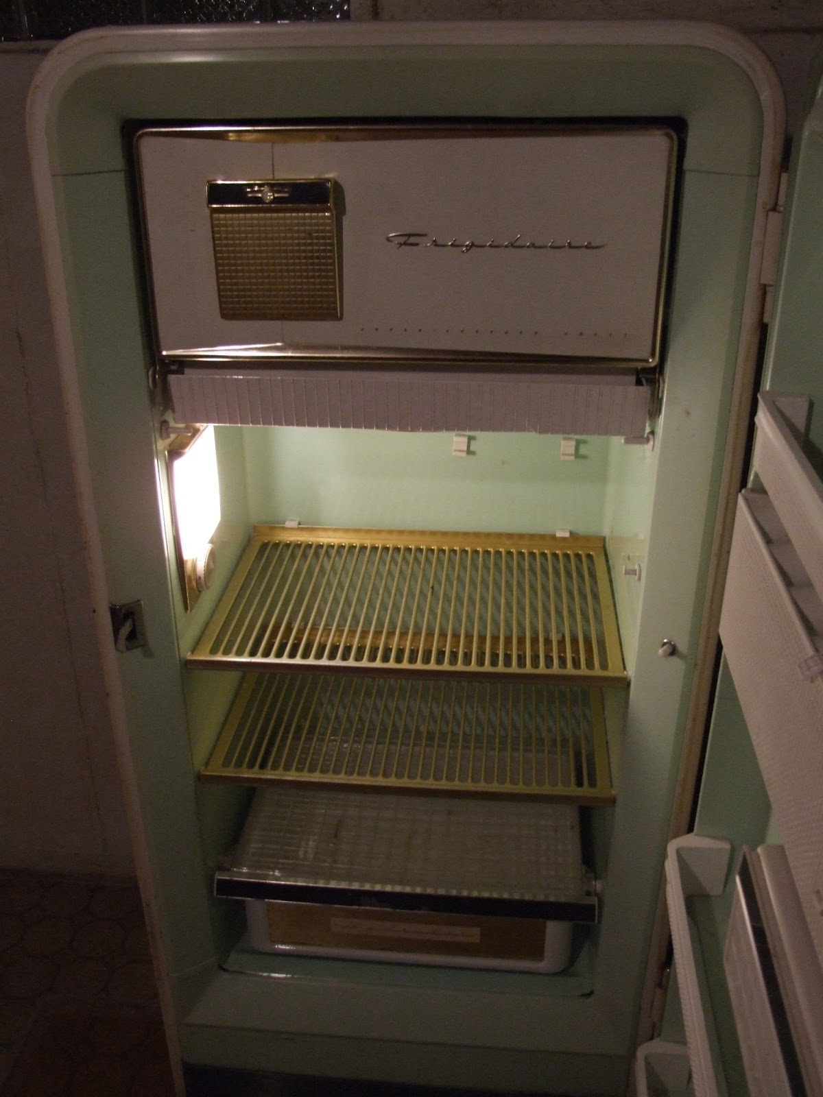Mid Century Chicago 1950's Frigidaire Refrigerator