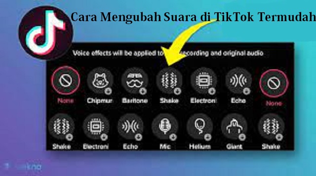  Kini aplikasi TikTok sangat digemari oleh masyarakat didunia Cara Mengubah Suara di TikTok Terbaru