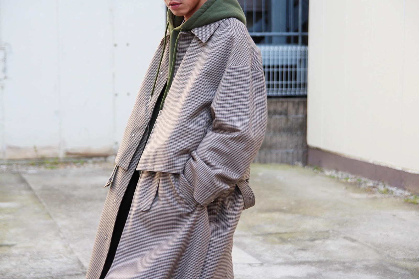 美品 YOKE ヨーク 3WAY BAL COLLAR SHARE COAT