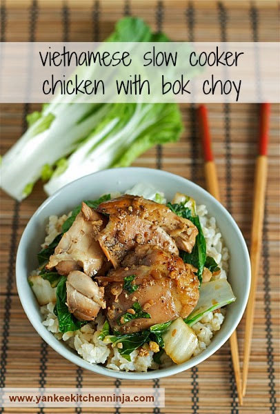 Gingery Vietnamese slow cooker chicken with bok choy