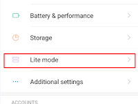 Cara Beralih Mode Normal ke Lite Mode Pada Android Xiaomi MUI 8.1