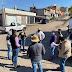 Trabajadores del Ayuntamiento visitan la calle Lombardo Toledano, previo a su rehabilitación