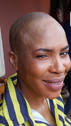 Fathia Balogun Goes Bald On Set Of New Movie - See PHOTOS!