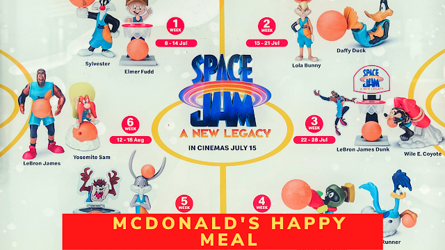 McDonald's Happy Meal Toys July 2021 : Space Jam