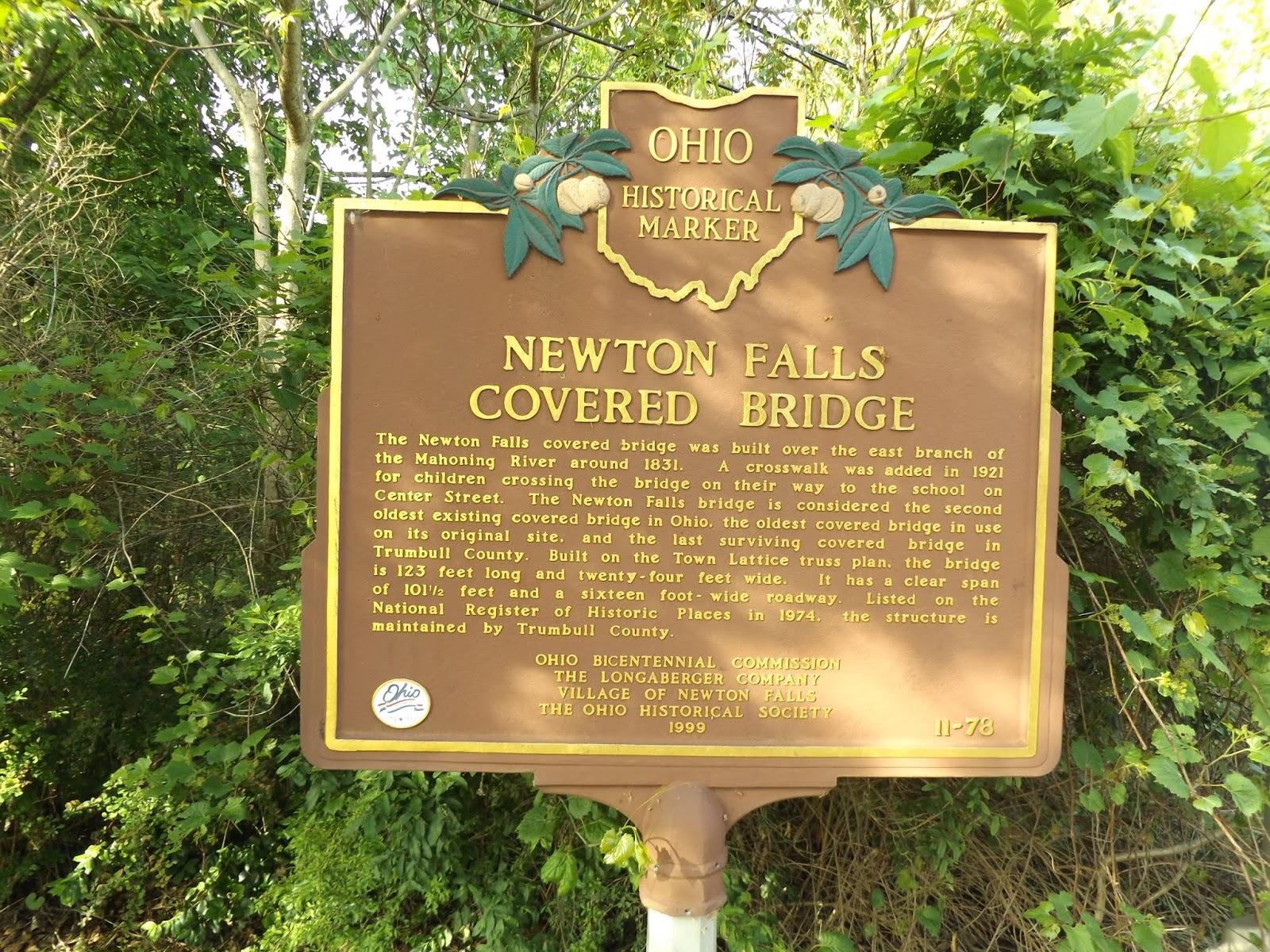 Newton Falls Covered Bridge Ohio
