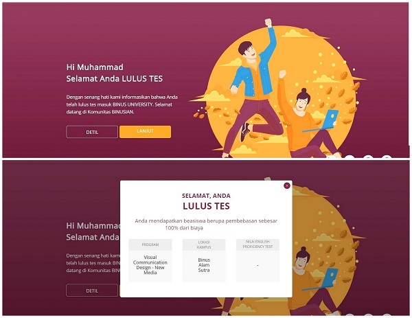 Lulus Tes Kuliah Di Binus University Onedox Raih Widia Scholarship Dengan Beasiswa 100 Tᖇᗩᐯeᒪeᖇieᑎ