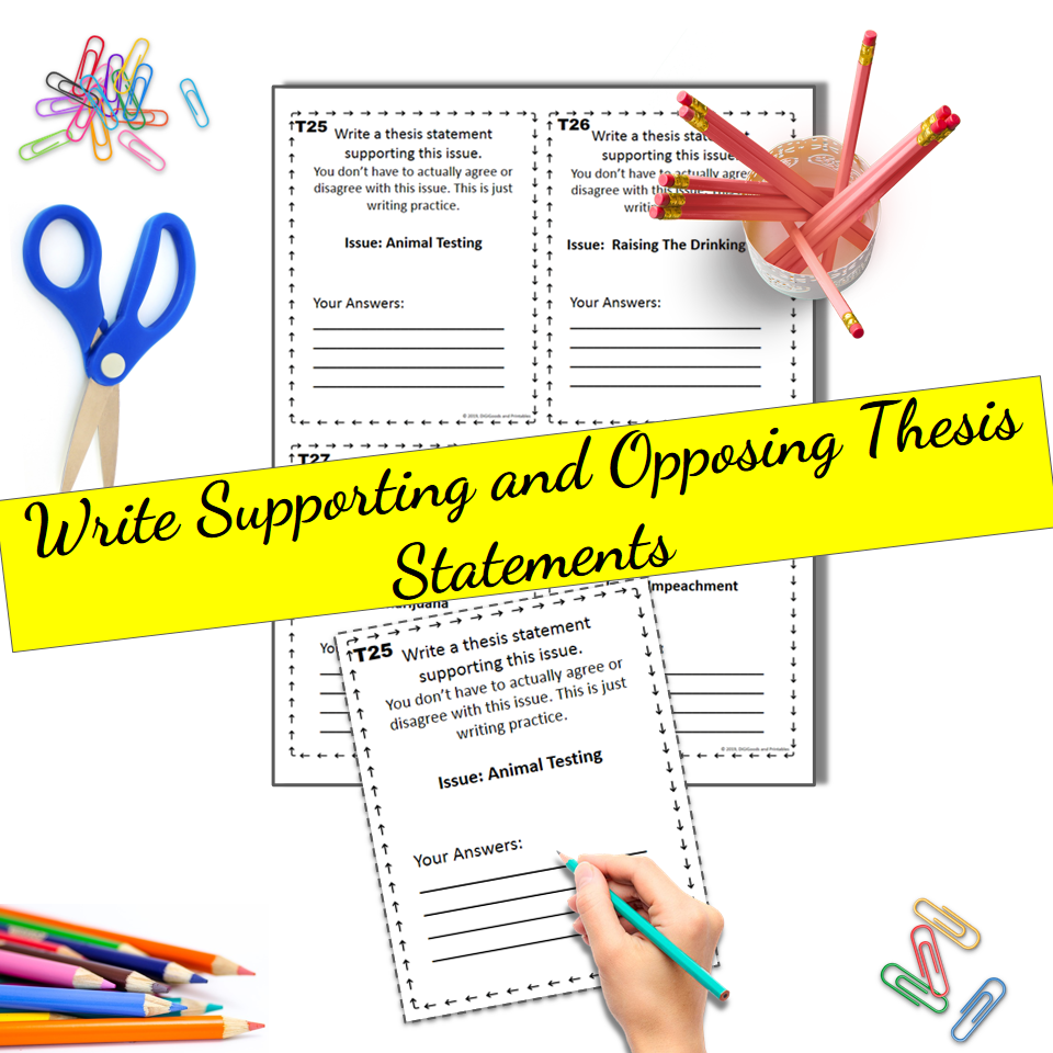 High school thesis statement examples image