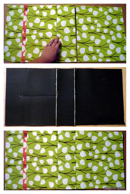 Sewing tutorial for making a reversible messenger bag