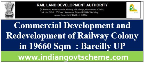 Commercial Development and Redevelopment of Railway Colony