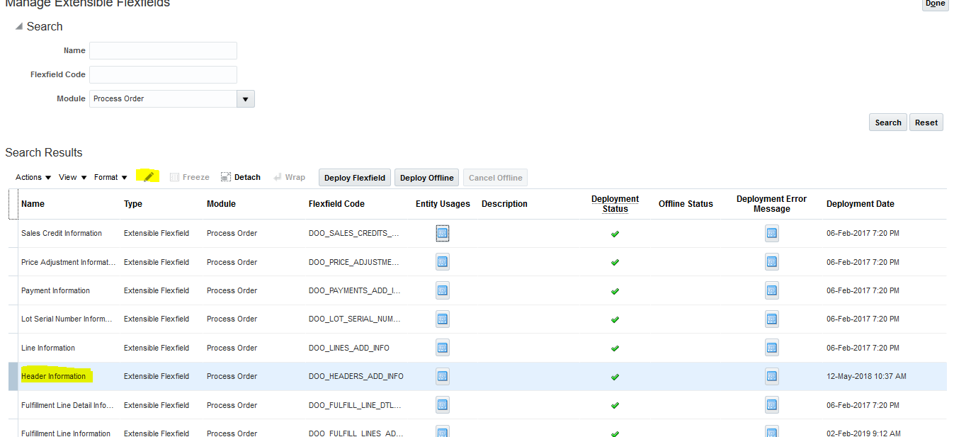Oracle Application's Blog Steps to configure the Extended dff in