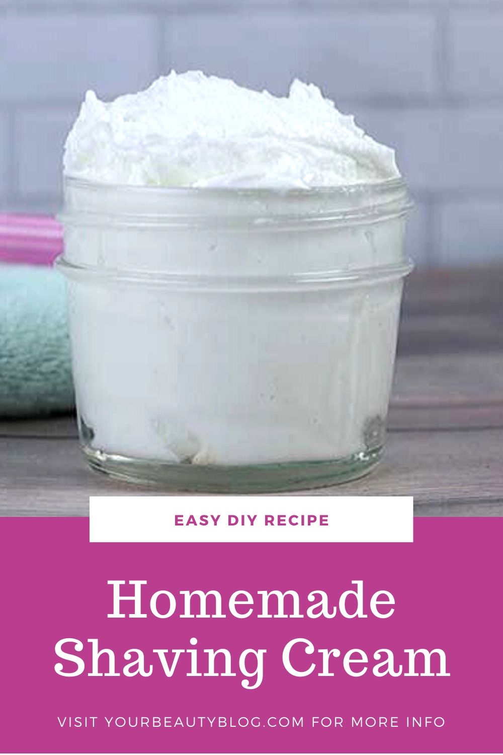 Homemade Shaving Cream Recipe With Shea Butter Everything Pretty