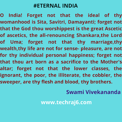 Eternal India Quotes By Swami Vivekananda