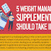 5 Weight Management Supplements You Should Take In 2020 #infographic