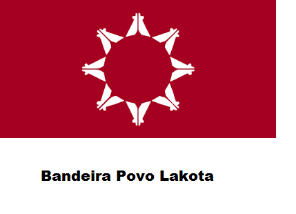 Bandeira Do Lakota Do Oglala