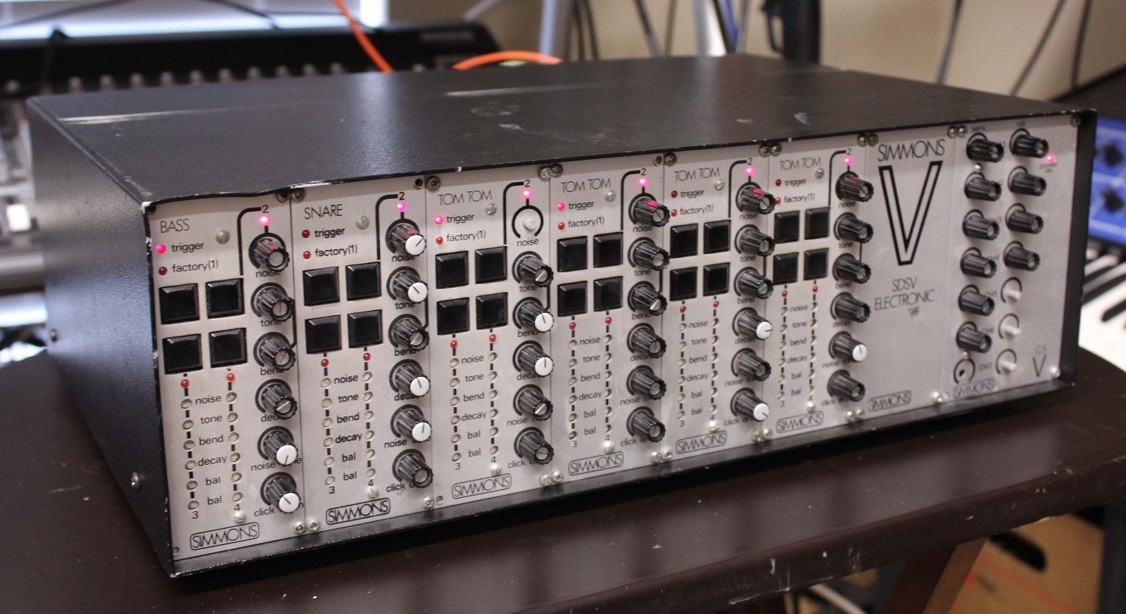 MATRIXSYNTH Simmons SDSV Analog Drum Synth Brain with 6 Modules